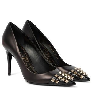 Valentino Garavani Rockstud Alcove Leather Pumps size 36